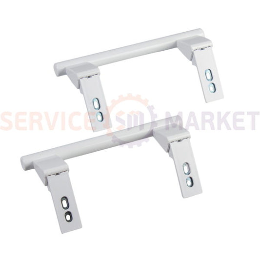 Комплект ручек двери (2 шт. верхняя/нижняя) для холодильника L=155mm Liebherr