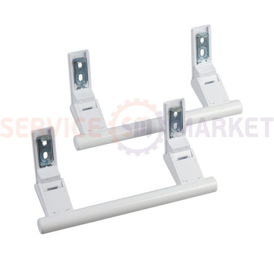 Set of door handles (2 pcs. upper/lower) for refrigerator L=155mm Liebherr