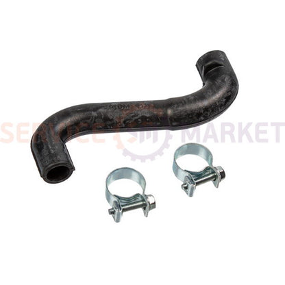 Connecting pipe dispenser-tank, main wash with clamps for Electrolux vertical washing machine