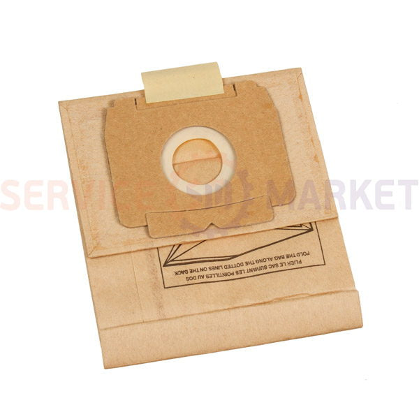 Set of paper bags 1002P (5pcs) for vacuum cleaner Electrolux 900256107