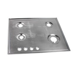 Stainless steel work surface for gas hob Electrolux