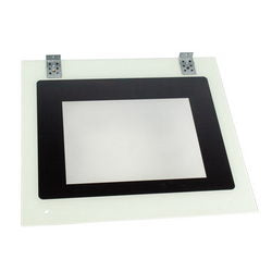 External door glass (with fastening) for oven ???x???mm Electrolux