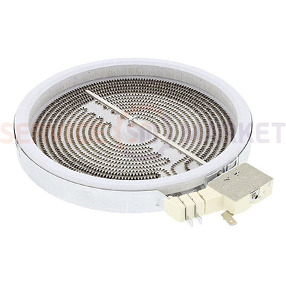 Burner for glass ceramics. on top D=180/120mm 1700/700W Electrolux