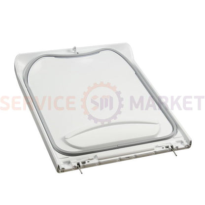 Loading hatch cover with seal for Zanussi vertical washing machine