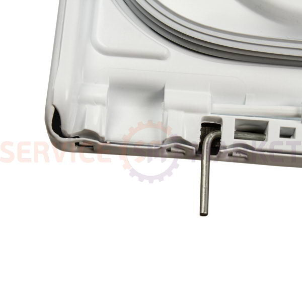 Loading hatch cover with seal for Zanussi vertical washing machine