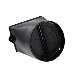 Air duct adapter with counter-flow mechanism for AEG hood