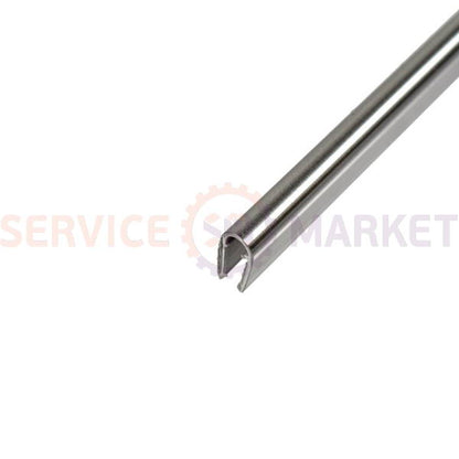 Frame front glass shelf above vegetable drawer in cold. Electrolux