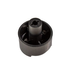 Electric burner control knob for Electrolux hob silver