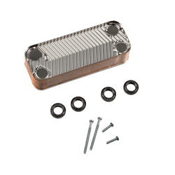 Теплообменник вторичный (16 пластин) для газового котла Ariston