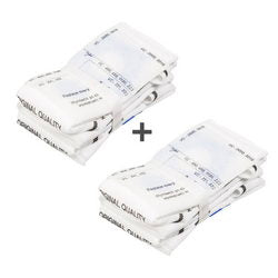 Microwave Bag Set (8 pcs. without packaging) SAFBAG + ZVCA100B Motor Filter for Zelmer Vacuum Cleaner Blue