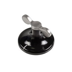 Ручка регулировки (универсальная) для эл. плиты Gorenje черный/серебристый