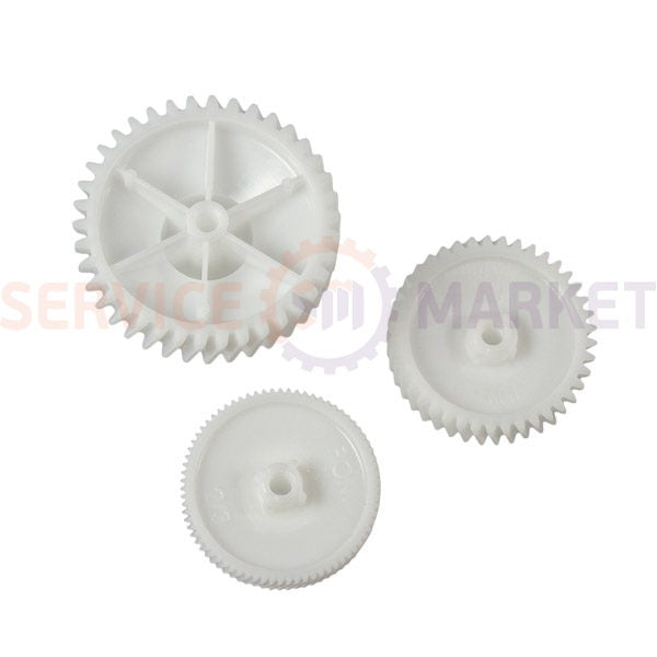 Zelmer \ Bosch meat grinders Set of gears (3 pcs) (00793636, 00793635, 00793638)