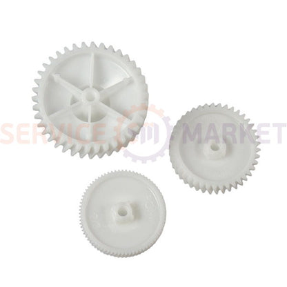 Zelmer \ Bosch meat grinders Set of gears (3 pcs) (00793636, 00793635, 00793638)