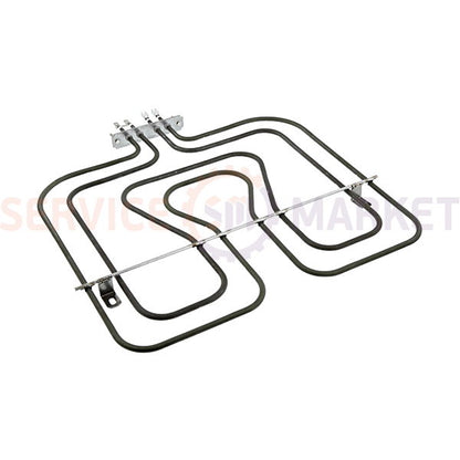 Upper heating element (grill) for oven 2450W (800+1650W) 230V B=345mm L=330mm Zanussi