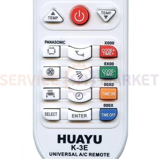 Huayu air conditioner K-3E (5000 codes) Universal remote control