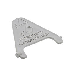 Separator in the additives compartment of the dispenser for the Electrolux washing machine