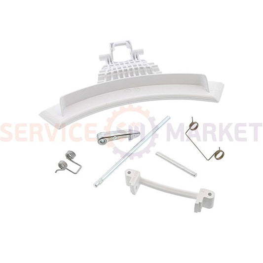 Door (hatch) handle assembly for Electrolux dryer white