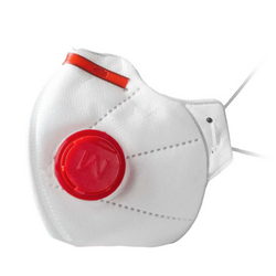 Респиратор Микрон FFP3 с красным клапаном