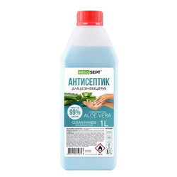 Дезинфицирующее средство (антисептик) AlmaSept с алоэ вера 1000ml