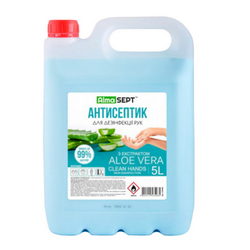 Дезинфицирующее средство (антисептик) AlmaSept с алоэ вера 5000ml