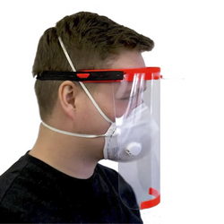 Protective face shield 245x195mm