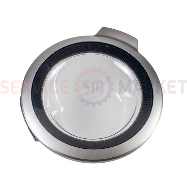 Люк для стиральной машины AEG серебристый