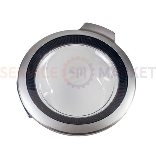 Люк для стиральной машины AEG серебристый