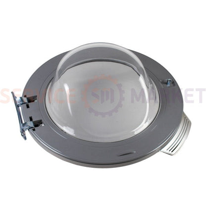 Люк для стиральной машины AEG серебристый