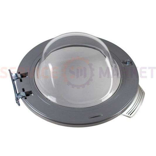 Люк для стиральной машины AEG серебристый