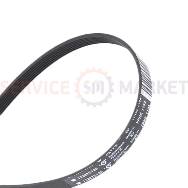 Drive Belt 1193H7 PHE Hutchinson Black