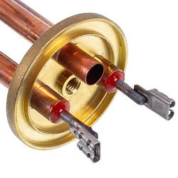 Heat for boiler under anode 2000W (copper), flange 48mm anode M6 BALCIK