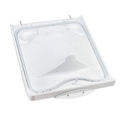 Loading hatch cover with seal for Zanussi vertical washing machine