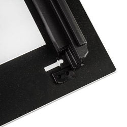 External door glass (with fastening) for oven 595x465mm Electrolux