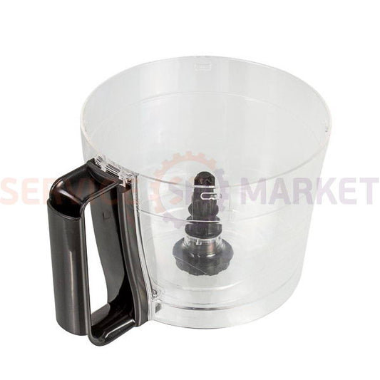 Main bowl 1200ml + rod for food processor SB800LBW Gorenje black handle