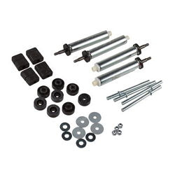 Амортизатор бака (4 шт.) + крепление для стир. машины 60N  Gorenje