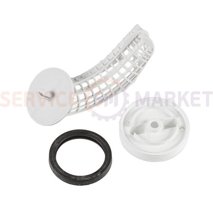 Pump filter assembly for Zanussi washing machine