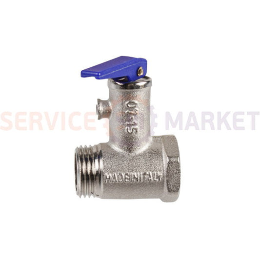 Safety valve 6BAR 1/2" for boiler