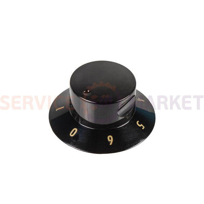 Ручка регулировки конфорки для эл. плиты Gorenje черный
