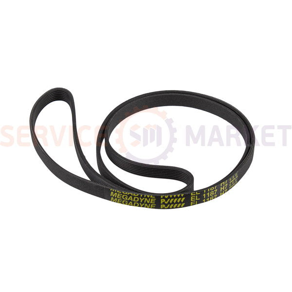 Belt 1187H7 EL Megadyne black