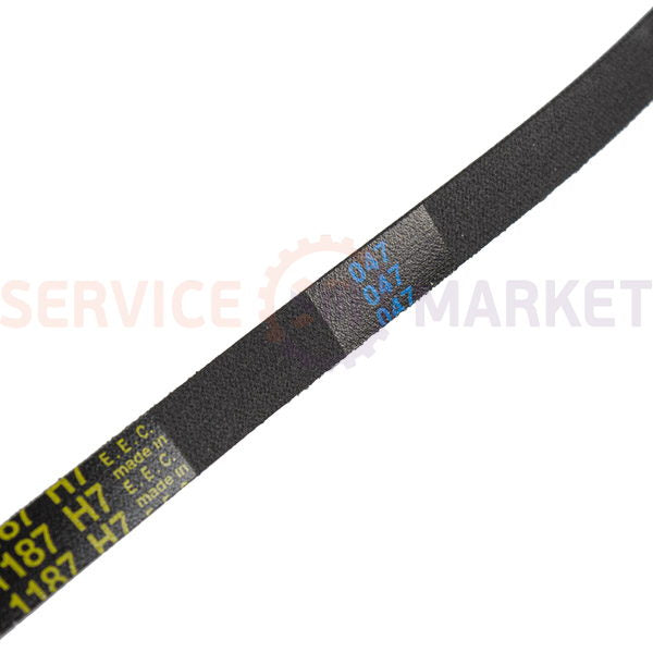 Belt 1187H7 EL Megadyne black
