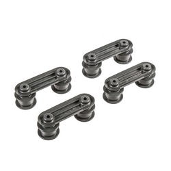 Set of rollers (4 pcs.) for drawer guides of Electrolux dishwasher
