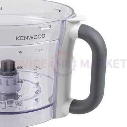 Main bowl 1500ml for kitchen combi. Kenwood gray handle