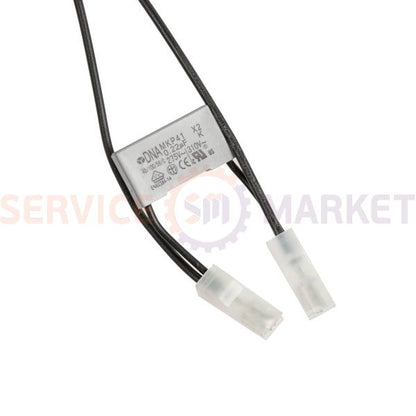 Vacuum cleaner motor 467.3.402-7 D=130/92mm H=28/127mm 1200W 220V Domel Karcher