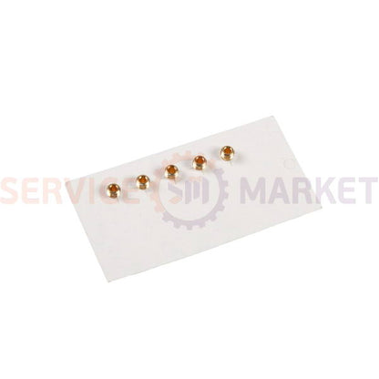 Set of burner nozzles (5 pcs) 431 for Whicepart gas stove