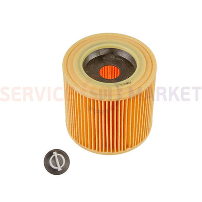 HEPA filter cylinder for vacuum cleaner H=116mm Karcher