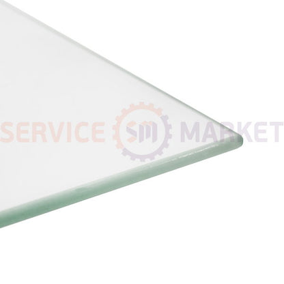 Shelf above the vegetable drawer in the refrigerator 490x345mm (glass) Snaige