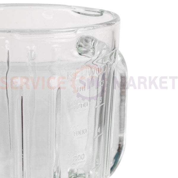 Blender bowl 1200ml (glass) with lid for Kenwood food processor