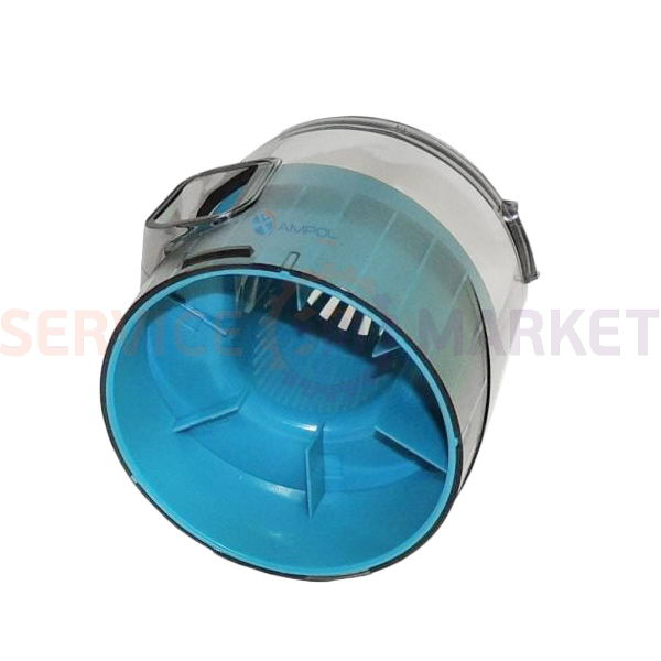 Cyclone filter assembly for Philips vacuum cleaner container