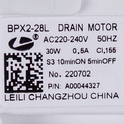 Pump 140000443279 30W BPX2-28L LEILI for Electrolux washing machine