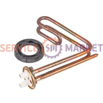 Heating element for boiler under anode 2000W (copper L-shaped) flange 48mm 1 tube under sensor anode M5 Ariston